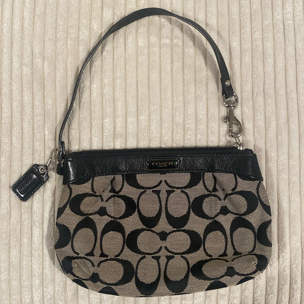 Vintage Coach Wristlet Bag Signature Handbag Clutch 90s Purse Y2K Bags Travel gf